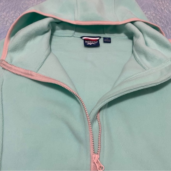Reebok Womens Mint Fleece  Outerwear Fleece Jacket Coat Size Large - Picture 4 of 9